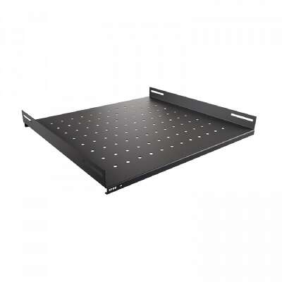 NTSS Полка стационарная NTSS 470х350мм, для напольных шкафов глубиной 600мм, черный RAL 9005 NTSS-FS-600-BL