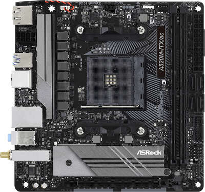 Материнская плата mini-ITX LGAAM4 ASRock A520M-ITX/AC