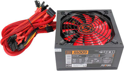Блок питания 600W Ginzzu PC600 14CM 80+