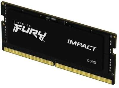 Память оперативная/ Kingston 16GB 4800MT/s DDR5 CL38 SODIMM FURY Impact PnP KF548S38IB-16