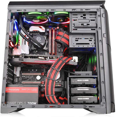 Корпус Thermaltake Versa N26 черный без БП ATX 4x120mm 1xUSB2.0 1xUSB3.0