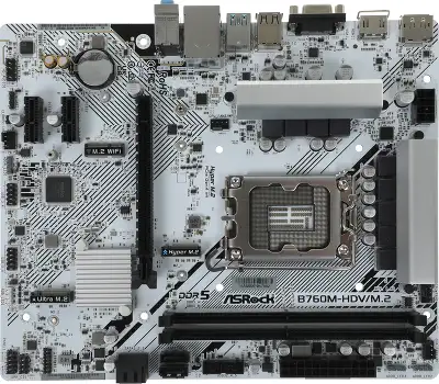 Материнская плата mATX LGA1700 ASRock B760M-HDV/M.2