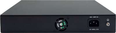 Управляемый L2 PoE коммутатор NIKOMAX 8 Base-T 10/100/1000Mb/s портов, 2 Base-X SFP 1000Mb/s. 1U 19'', 220В, бюджет PoE 130Вт, блок питания 150Вт