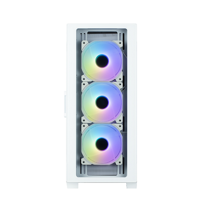 корпус ZALMAN I3 NEO TG WHITE, ATX, WHITE, FRONT TG, WINDOW, 2x3.5", 3x2.5", 1xUSB2.0, 2xUSB3.0, FRONT 3x120mm RGB, REAR 1x120mm RGB