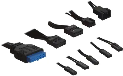 Корпус 1STPLAYER TRILOBITE T3-G, черный, mATX, Без БП (T3-G-BK-4F1)