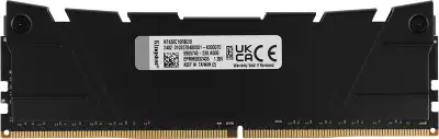 Память DDR4 8GB 3600MHz Kingston KF436C16RB2/8 Fury Renegade Black RTL Gaming PC4-28800 CL16 DIMM 288-pin 1.35В dual rank с радиатором Ret