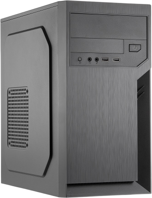 Корпус с блоком питания 500Вт./ Case Foxline FL-702, mATX, 1x5.25EXT, 1x3.5EXT, 2x3.5INT, 2xUSB2.0, HDA, w/o FAN, w/500W ATX PSU, w/1.2m EU pwr cord