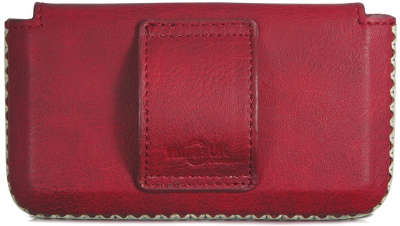 Чехол Pierre Cardin Horizontal Case with Belt Loop для iPhone 5/5S, красный [UKP09]