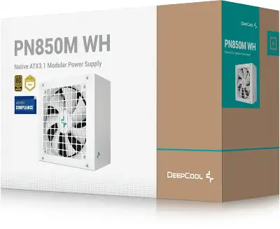Блок питания Deepcool ATX 850W Game Storm PN850M WH Gen.5 80+ gold (20+4pin) APFC 120mm fan 8xSATA RTL
