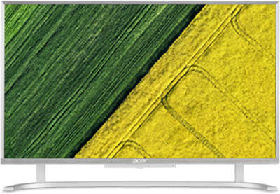 Моноблок Acer Aspire C22-720 21.5" HD J3710/4/500/HDG405/CR/WiFi/BT/CAM/DOS/Kb+Mouse, серебристый
