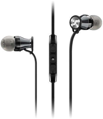 Наушники с ПДУ и микрофоном Sennheiser Momentum 2.0 In-Ear M2 IEG, чёрно-красные