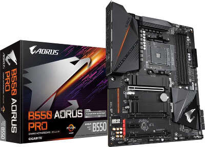 Материнская плата ATX LGAAM4 GIGABYTE B550 AORUS PRO