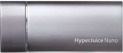 Внешний аккумулятор HyperJuice Nano 1800 мАч для iPhone/iPad, серый