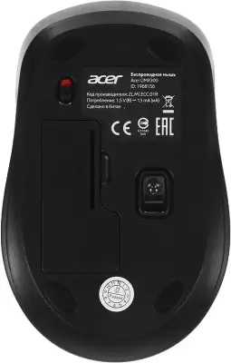 Мышь Acer OMR300 черный оптическая 1600dpi беспров. USB 6but (ZL.MCECC.01R)