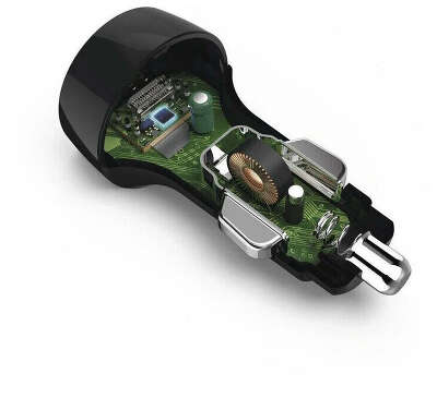 Автомобильное зар./устр. Hama H-210569 20W 1.67A+3A+2.22A (PD) USB универсальное черный (00210569)