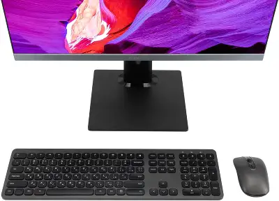 Моноблок Digma Pro Unity 23.8" Full HD i5 1235U (1.3) 16Gb SSD512Gb Iris Xe Windows 11 Pro GbitEth WiFi BT 90W клавиатура мышь Cam серый/черный 1920x1080