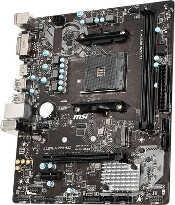 Материнская плата mATX LGAAM4 MSI A320M-A PRO MAX