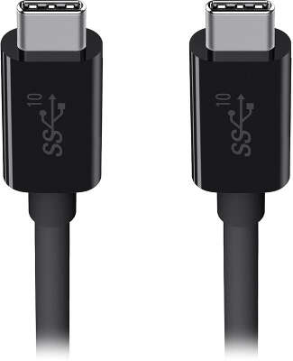 Кабель Belkin USB-C to USB-C, 10 Gbps, 1 м, Black [F2CU052bt1M-BLK]