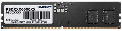 Память DIMM 16GB DDR5-5600, 5600MHz, CL46, 1.1 В, Patriot Memory, Signature Line (PSD516G560081)