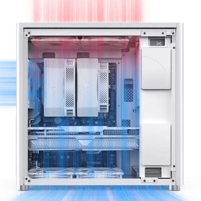 Корпус JONSBO D40, белый, ATX, Без БП (D40 White)