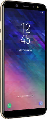 Смартфон Samsung SM-A600F Galaxy A6 2018 Dual Sim LTE, золотой (SM-A600FZDNSER)