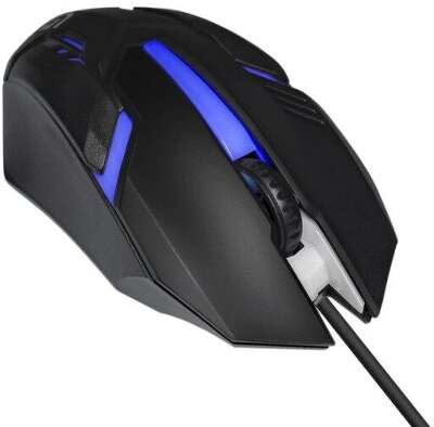 Exegate EX289491RUS Мышь ExeGate Gaming Standard Laser GML-17 (USB, лазерная, 1200dpi, 3 кнопки и колесо прокрутки, длина кабеля 1,5м, черная, Color box)  