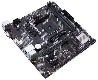Материнская плата ASUS PRIME A520M-K AM4 mATX 2xDDR4 PCI-Ex16 2xPCI-Ex1 M.2 HDMI VGA GLAN {10}