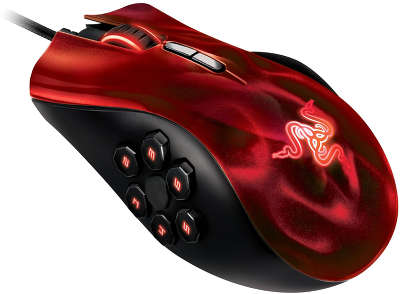 Мышь Razer Naga Hex, Red