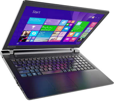 Ноутбук Lenovo IdeaPad 100-15IBY 15.6" HD/N2840/2/250/WF/BT/CAM/DOS (80MJ009TRK)