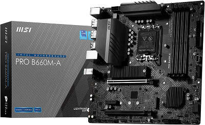 Материнская плата mATX LGA1700 MSI PRO B660M-A DDR4