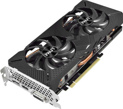 Видеокарта Palit nVidia GeForce GTX1660 SUPER GP G6 6Gb GDDR6 PCI-E DVI, HDMI, DP