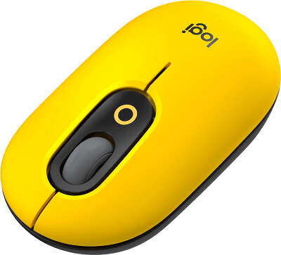 Мышь беспроводная Logitech Pop Mouse - Blast Yellow USB (910-006546)