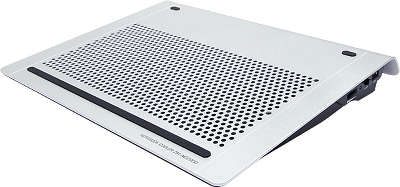 Теплоотводящая подставка для ноутбуков ZALMAN ZM-NC2000, 2 вентилятора, цвет: серебристый