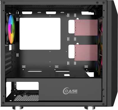 Корпус PowerCase Alisio Micro X3B, черный, mATX, Без БП (CAMIB-L3)