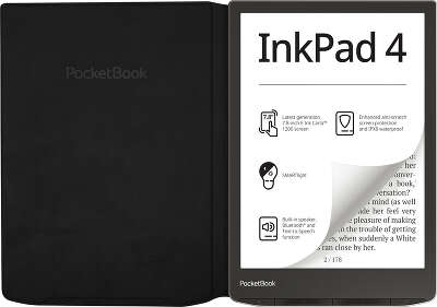 Обложка для электронной книги для PocketBook 743 [HN-FP-PU-743G-RB-WW], чёрная