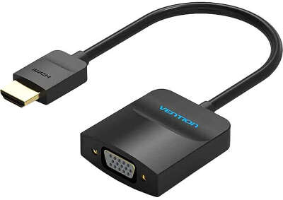 Мультимедиа конвертер Vention HDMI 19М/VGA F/mini Jack 3.5 mm F/micro USB 2.0 Type B F (ACHBB)