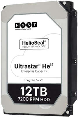 Жесткий диск SAS 3.0 12TB [HUH721212AL5204] Hitachi Ultrastar HE12 256MB 3.5