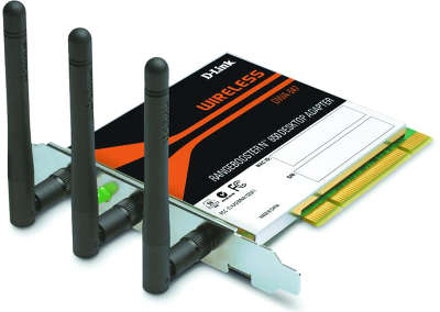Адаптер PCI - IEEE802.11n D-Link DWA-547