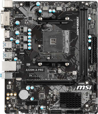 Материнская плата mATX LGAAM4 MSI A320M-A PRO