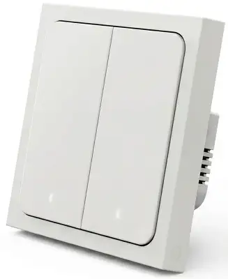 Умный выключатель Yandex YNDX-00532 2-хкл. универсальный белый