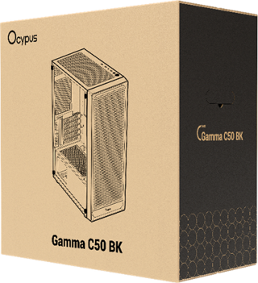 корпус Ocypus Gamma C50 BK, MATX, USB3.0*1+USB2.0*2