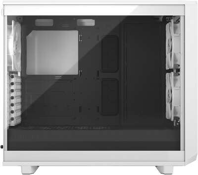 Корпус Fractal Design Meshify 2 Lite White TG Clear Tint, белый, EATX, Без БП (FD-C-MEL2A-04)