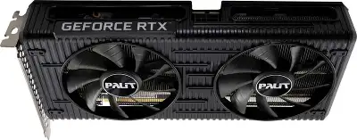 Видеокарта Palit PCI-E 4.0 PA-RTX3060 DUAL OC 12G NVIDIA GeForce RTX 3060 12Gb 192bit GDDR6 1320/15000 HDMIx1 DPx3 HDCP Ret