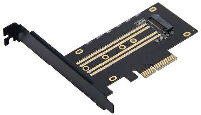 Gembird Адаптер для SSD M.2 NVMe в разъем PCI-e Gembird, коробка (MF-PCIE-NVME)