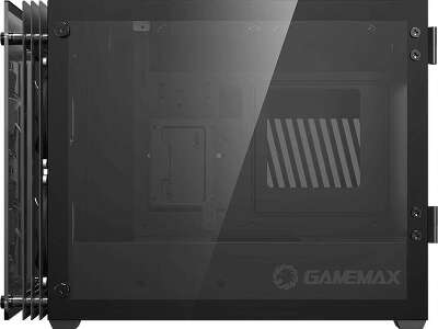Корпус GameMax Stratos ITX, черный, mini-ITX, Без БП (Stratos ITX)