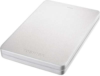 Внешний диск 2000 ГБ Toshiba Canvio Alu S3 [HDTH320ES3CA] USB3.0, серебристый