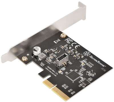 Контроллер Silverstone G56ECU070000010 SuperSpeed USB 20Gbps / internal USB-C Key-A 3.2 Gen 2x2 PCIe expansion card