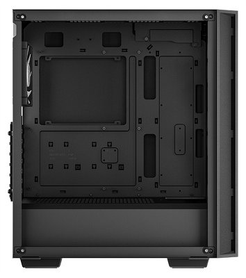 корпус Deepcool MATREXX 55 MESH V4 без БП, боковое окно (закаленное стекло), 3xARGB LED 140мм вентилятора спереди, 1xARGB LED 120мм вентилятор сзади, черный, ATX (R-MATREXX55-BKAGA4-G-4)