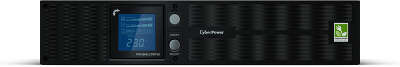 ИБП CyberPower PR1000ELCDRT2UA, Rackmount, Line-Interactive, 1000VA/900W, 8 IEC-320 С13 розеток, USB&Serial, RJ11/RJ45, SNMPslot, LCD дисплей, Black, 0.6х0.5х0.3м., 30.2кг./ UPS Line-Interactive CyberPower PR1000ELCDRT2UA 1000VA/900W USB/RS-232/Dry/EPO/SN