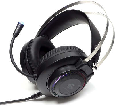 Гарнитура игровая Gembird MHS-GX2, мембр. 50 мм, подсветка, рег. гром., рег.оголовье, каб. 2,1 м